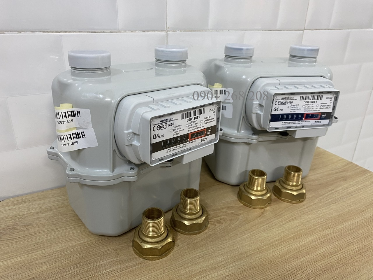 dong ho do luu luong gas gian hang G4 UG ALU metrix